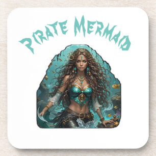 Pirat Meerjungfrau Lady Thunder_Cove Getränkeuntersetzer