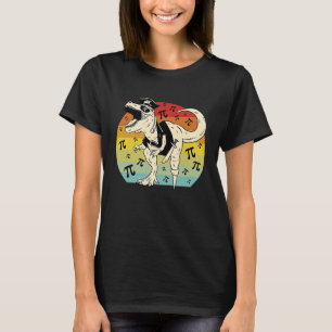 Pirat Rex Dinosaur retro Sonnenuntergang Kuchen Ma T-Shirt