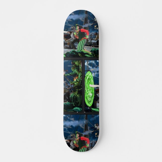 Pirat Rick Skateboard (Vorne)
