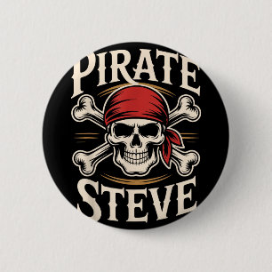 Pirat Steve  Button
