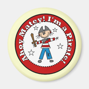 Pirat T-Shirts und Geschenke Magnet