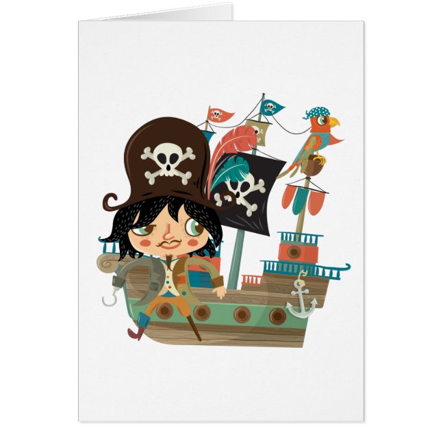 Pirat und Piraten-Schiff (Vorne)