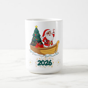 Pirat Weihnachtsmann 2026 Weihnachten Kaffeetasse