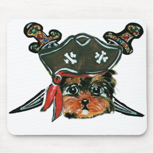 Pirat Yorkie Poo Mousepad