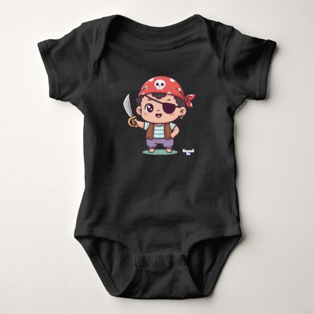 Pirata Kawaii Be Baby Strampler (Vorderseite)