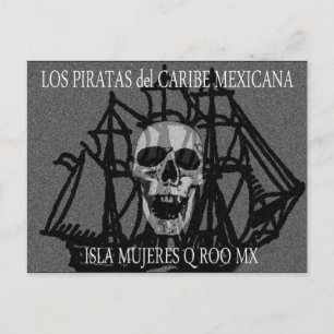 PiratasDelCaribeMexicana Postkarte