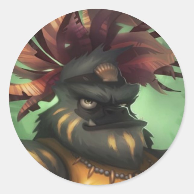 Pirate101 Gortez Runder Aufkleber (Vorderseite)