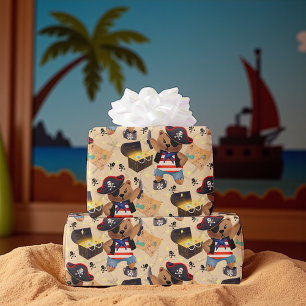 Pirate Adventure Bear - Ahoy, Matey Geschenkpapier