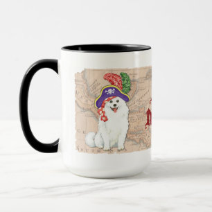Pirate American Eskimo Dog Tasse