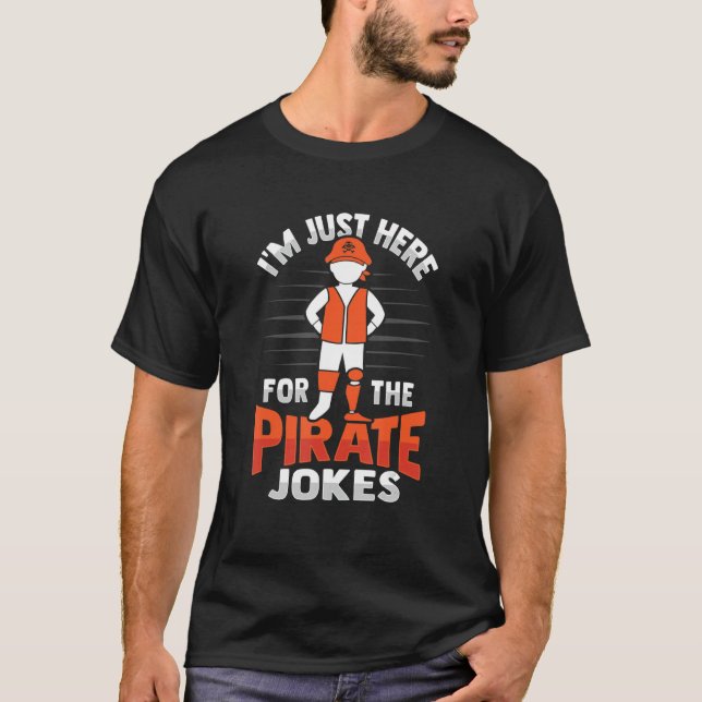 Pirate Amputee Joke Leg Prothese für eine Leg Ampu T-Shirt (Vorderseite)