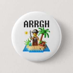 Pirate Argh Gebäude Blocks Bricks Master Builder Button