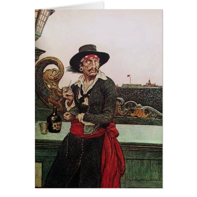 PIRATE AUF DER SCHIFFFAHRT/PIRATEN-SCHLACHTKARTEN (Vorne)