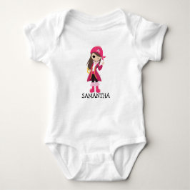 Pirate Baby Girl Baby Strampler