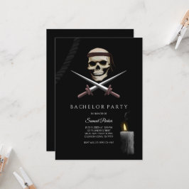 Pirate-Bachelor-Party - Thema Piraten Einladung