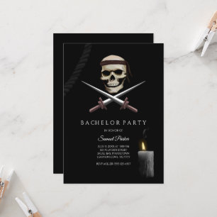 Pirate-Bachelor-Party - Thema Piraten Einladung
