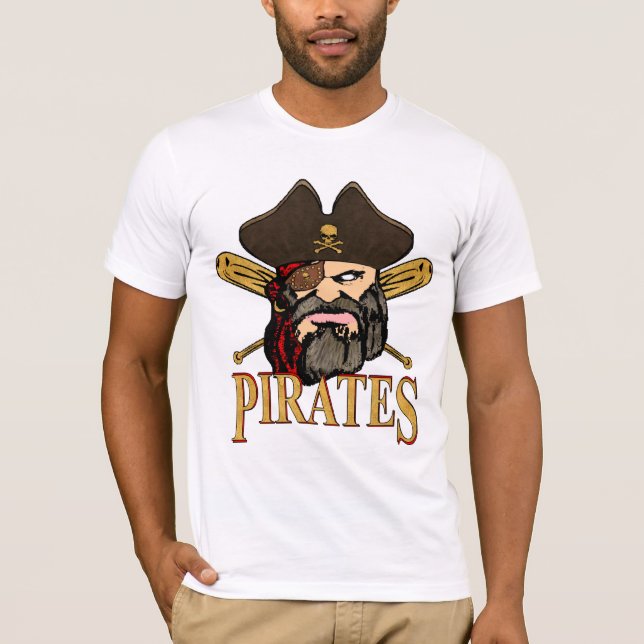 Pirate Baseball T - Shirt (Vorderseite)