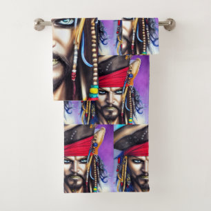Pirate Bath Handtuch Set