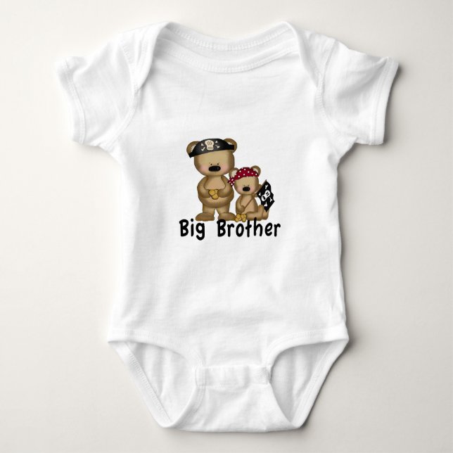 Pirate Big Brother Baby Strampler (Vorderseite)
