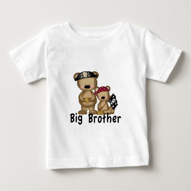 Pirate Big Brother Baby T-shirt (Vorderseite)