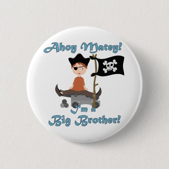 Pirate Big Brother Button (Vorderseite)