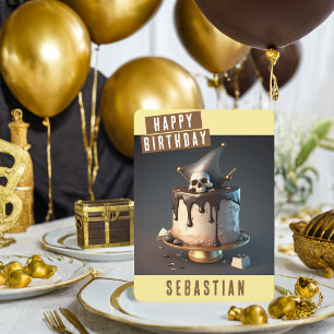 Pirate Birthday Card Feiertagskarte