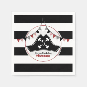 Pirate Birthday Napkins Serviette