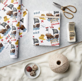 Pirate Birthday Party Geschenkpapier