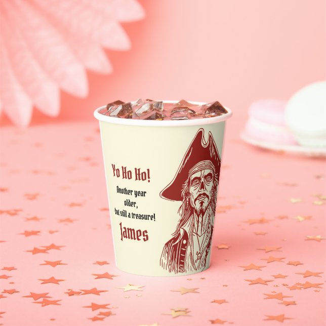 Pirate Birthday Party Pappbecher (Insitu)