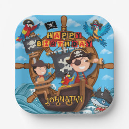 Pirate Birthday Party Pappteller