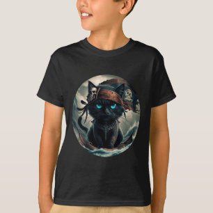 Pirate Black Cat T-Shirt
