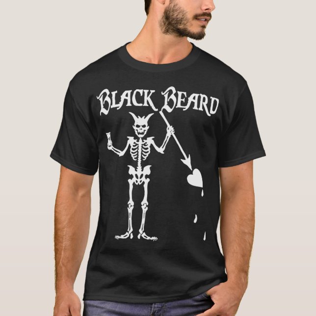 PIRATE BLACKBEARD TSHIRT (Vorderseite)