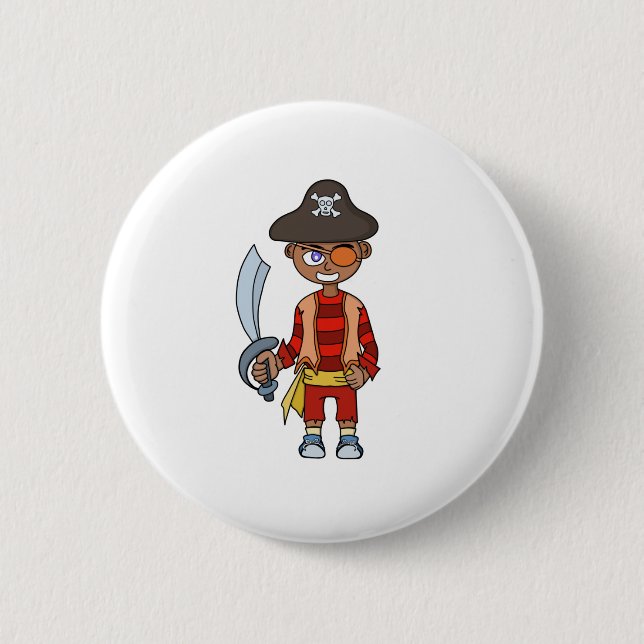 Pirate Boy Button (Vorderseite)