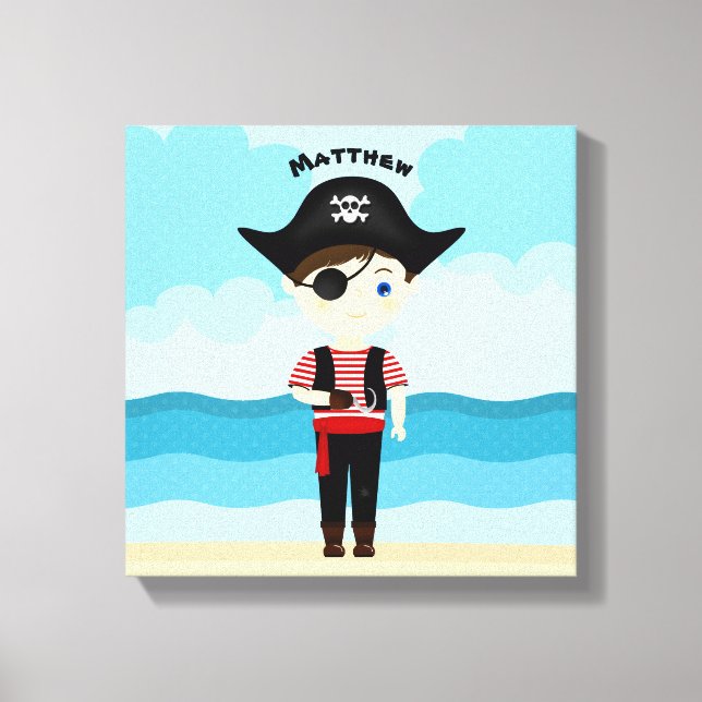Pirate Boy Leinwanddruck (Vorderseite)