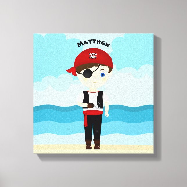 Pirate Boy Leinwanddruck (Vorderseite)