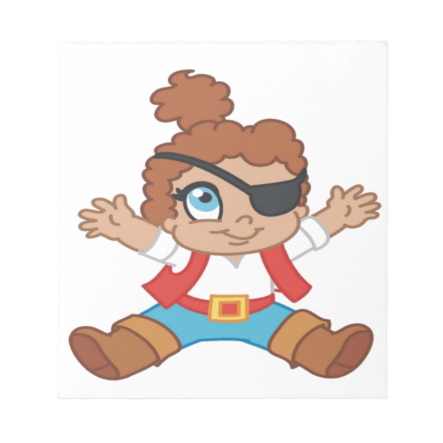 Pirate Boy Notizblock (Vorderseite)