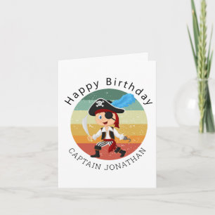 Pirate Boy Party Card Karte