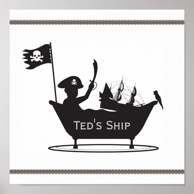 Pirate Boy Print Poster (Vorne)