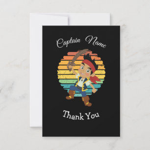 Pirate Boy Theme Card Dankeskarte