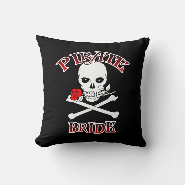 Pirate Bride Pillow Kissen (Vorderseite)