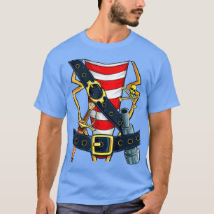 Pirate Buccaneer Kostüm T Shirt Sonniges Halloween