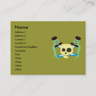 Pirate Business Cards Visitenkarte