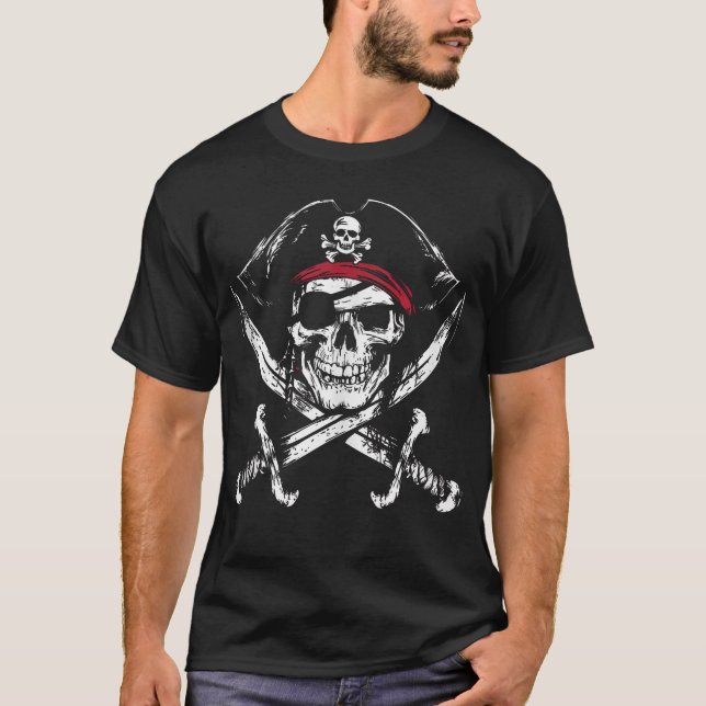 Pirate Calico Jack Sword Flag Piratenflagge Tank (Vorderseite)