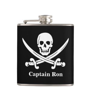 Pirate Captain Custom Liquor Flask Flachmann