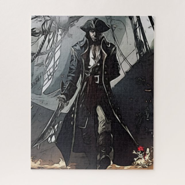 Pirate Captain Jigsaw Puzzle (Vertikal)