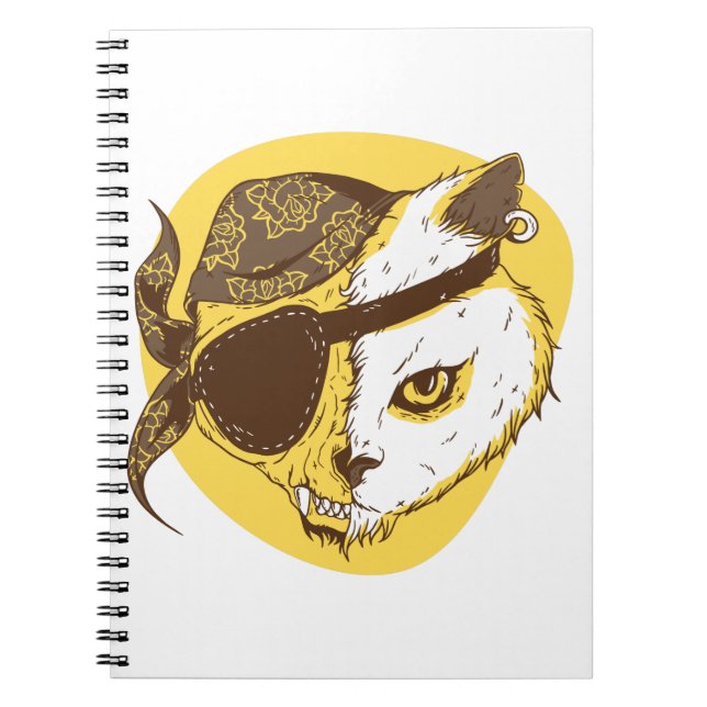 Pirate Cat Notizblock (Vorderseite)
