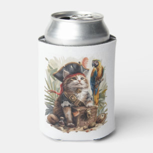 Pirate Cat Treasure Dosenkühler