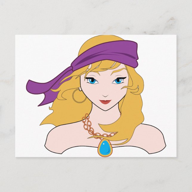 Pirate Chicks ROCK! Postkarte (Vorderseite)