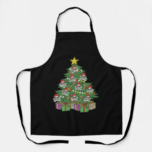Pirate Christmas Tree Skull Crossbones Schürze