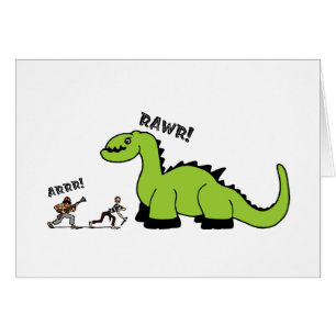 Pirate contre le dinosaure