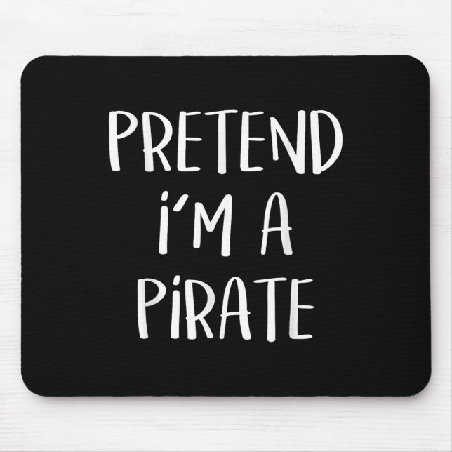 Pirate Costume Party Co. Uni-all Ages Funny Hallow Mousepad (Vorne)